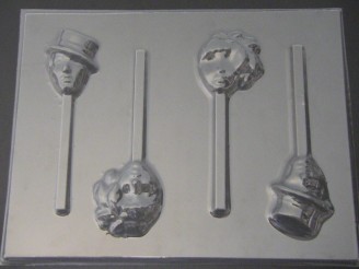 3538 Mardi Gras Mask Chocolate or Hard Candy Lollipop Mold